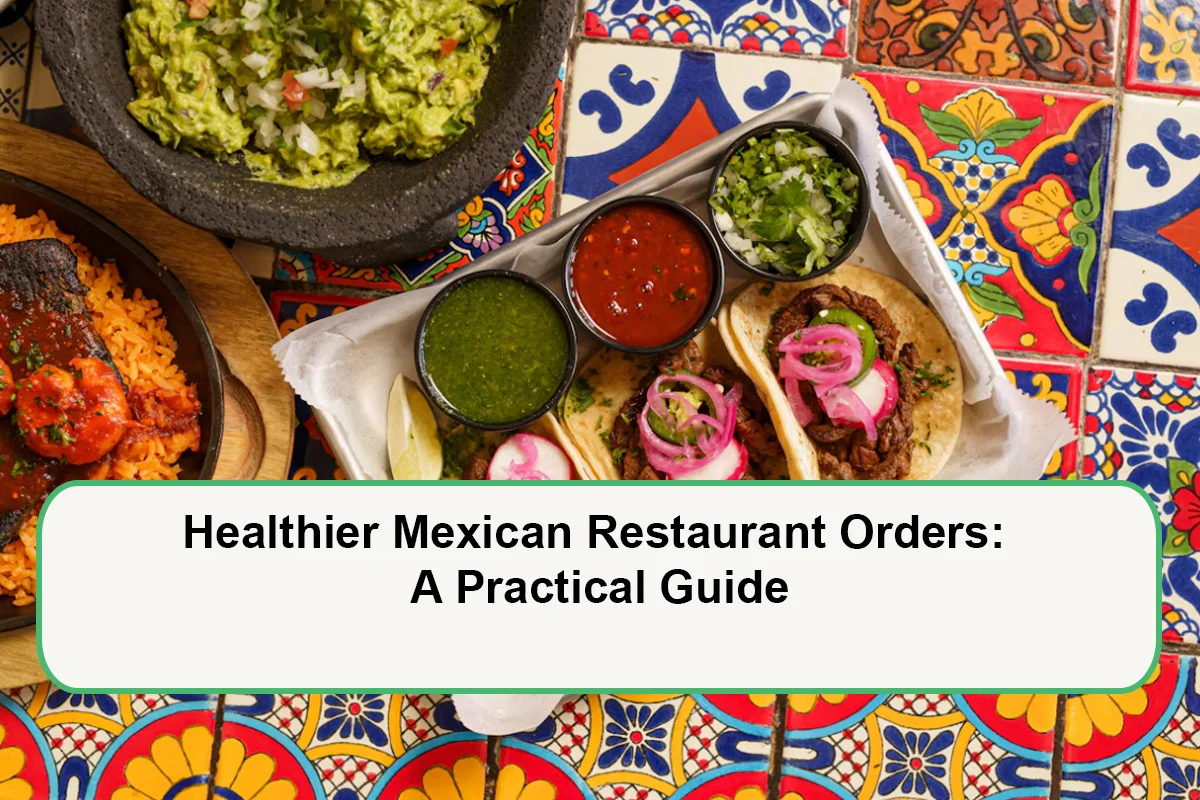 Healthier Mexican Restaurant Orders: A Practical Guide