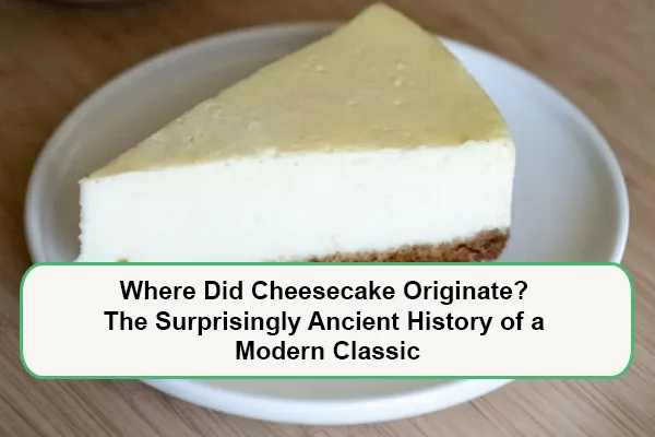Where Did Cheesecake Originate? The Surprisingly Ancient History of a Modern Classic
