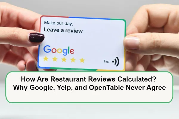 How Are Restaurant Reviews Calculated? Why Google, Yelp, and OpenTable Never Agree