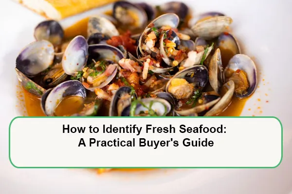 How to Identify Fresh Seafood: A Practical Buyer's Guide
