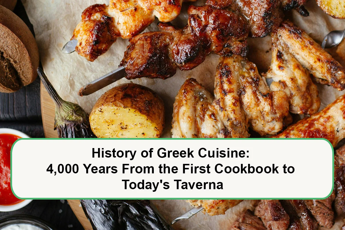 History of Greek Cuisine: 4,000 Years From the First Cookbook to Today's Taverna