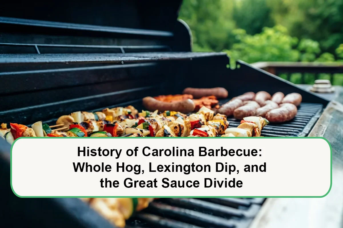 History of Carolina Barbecue: Whole Hog, Lexington Dip, and the Great Sauce Divide