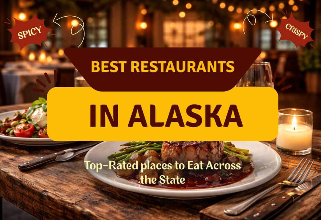 Best restaurants in Alaska featuring local cuisine and iconic scenery