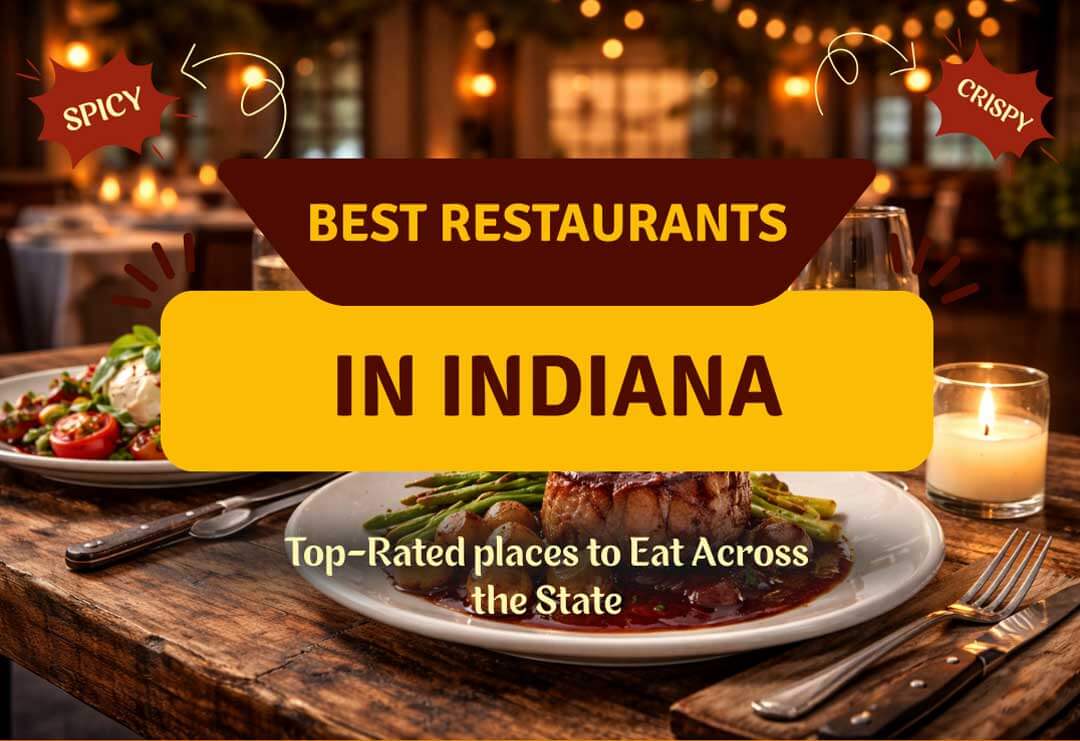 Best restaurants in Indiana featuring local cuisine and iconic scenery